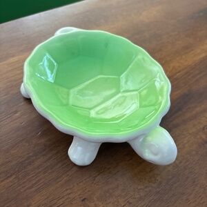 Vtg Turtle Ceramic Soap or Trinket Dish